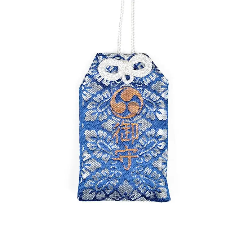 Omamori giapponese Tomoe Blu