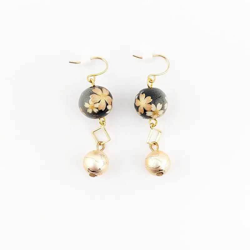 Orecchini giapponesi Cherry Black