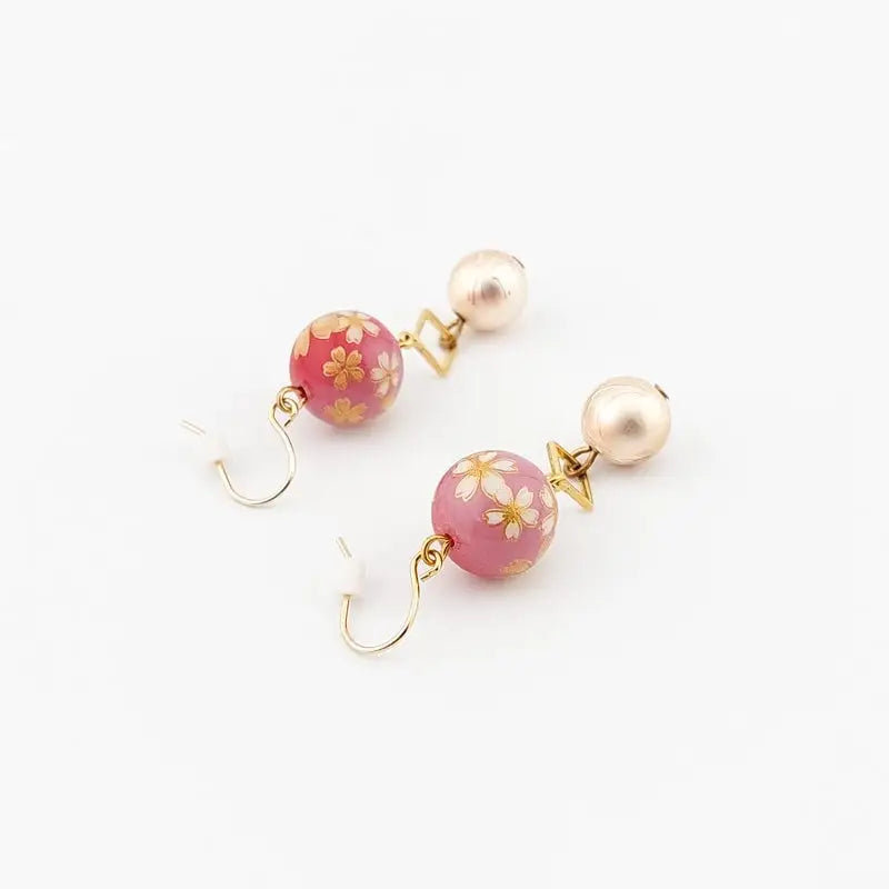 Orecchini giapponesi Cherry Rose