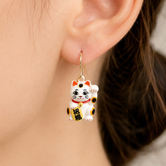 Orecchini Giapponesi - Maneki Neko