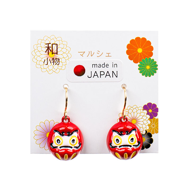 Orecchini Giapponesi - Piccolo Daruma
