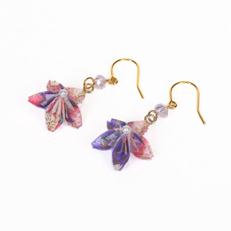 Orecchini Origami - Viola