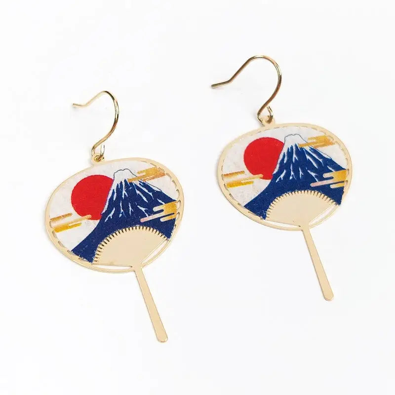 Orecchini Uchiwa Fuji