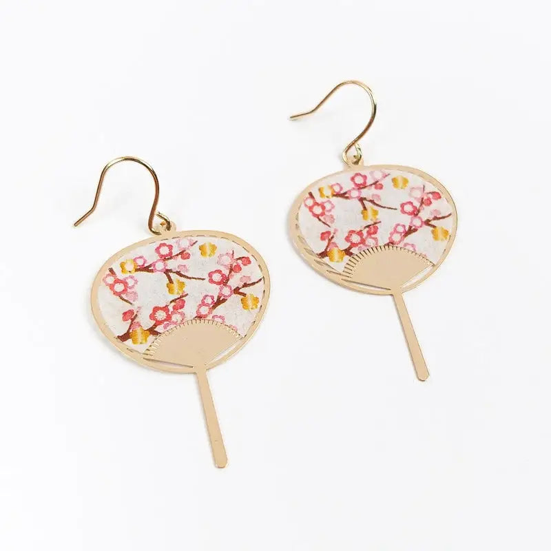 Orecchini Uchiwa Ume