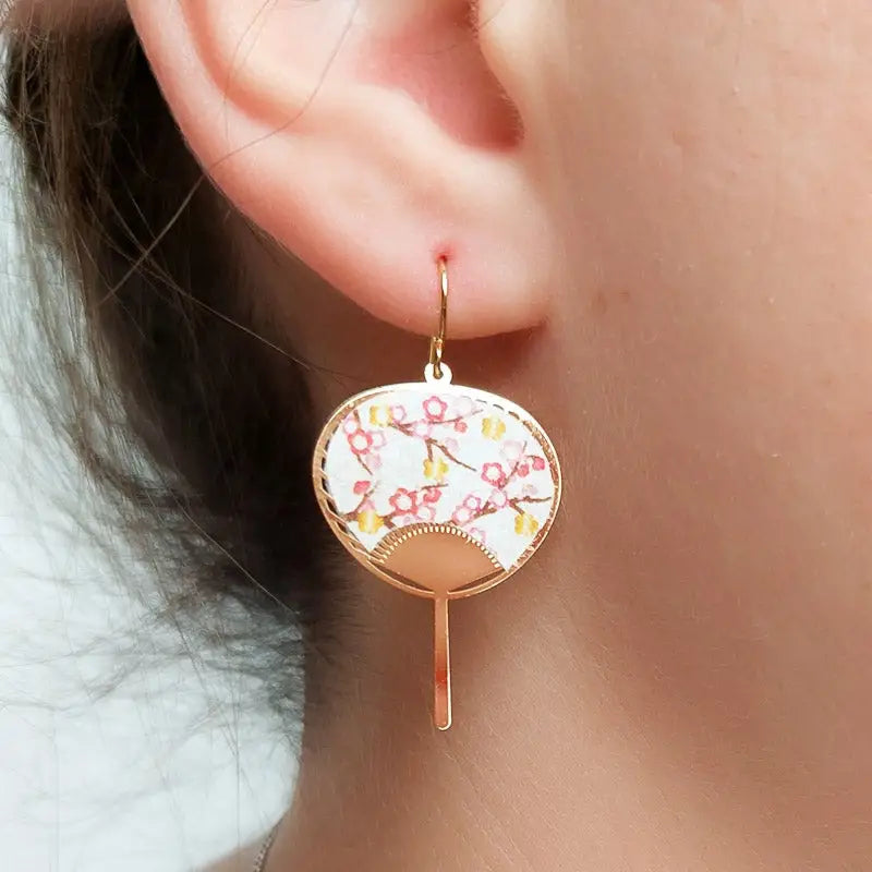 Orecchini Uchiwa Ume
