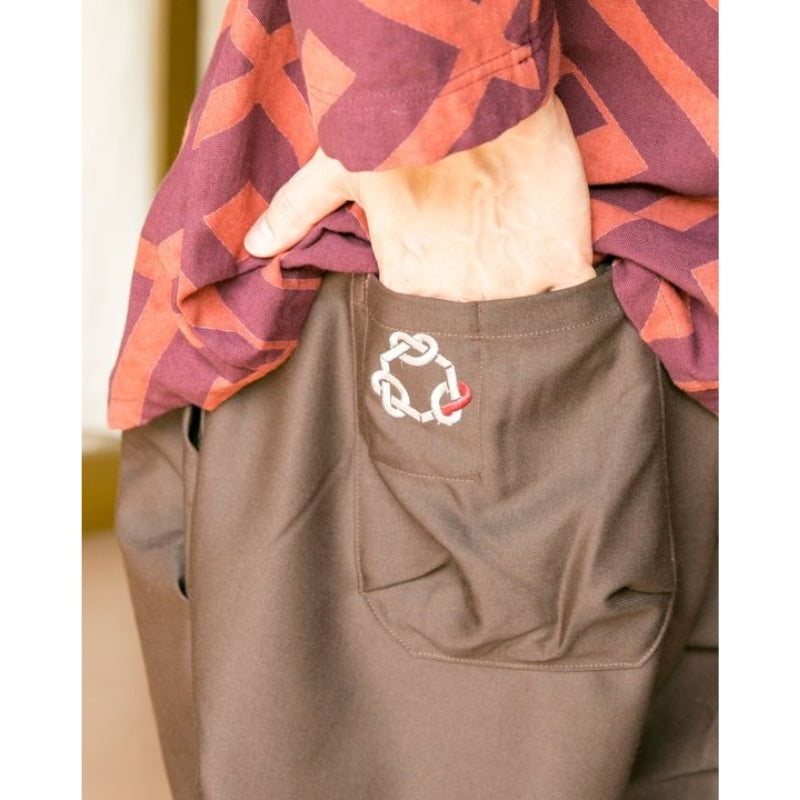 Pantaloni da uomo in stile giapponese