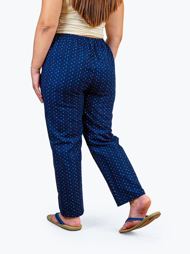 Pantaloni Giapponesi da Donna – Arare Blu Navy