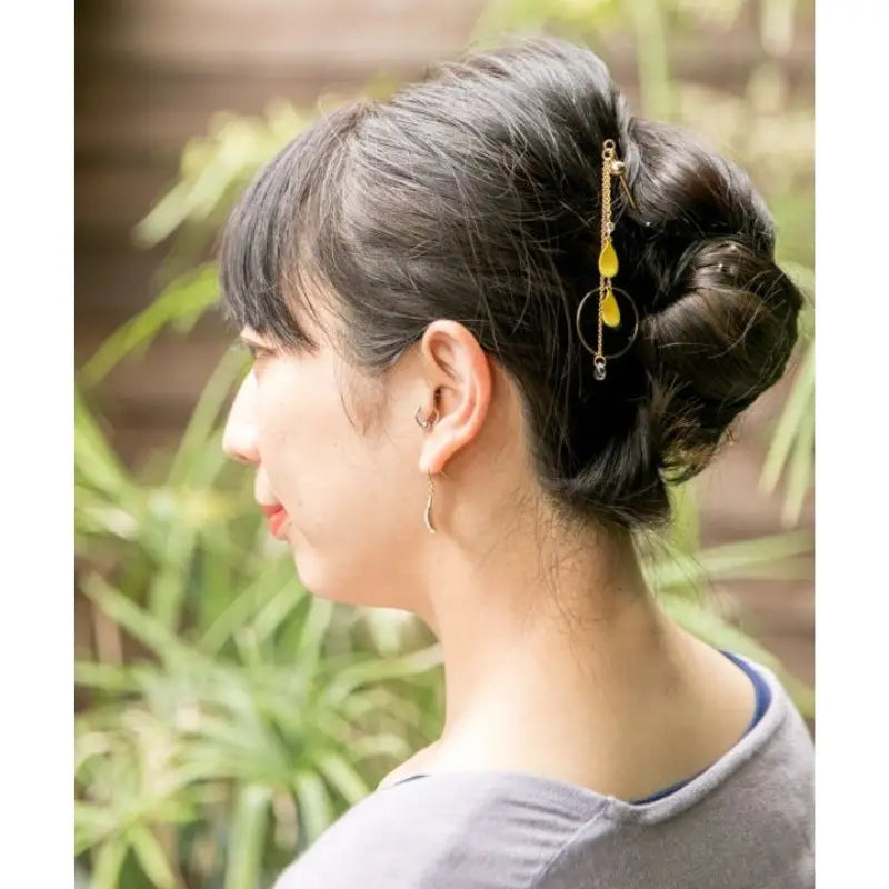 Petali gialli Kanzashi