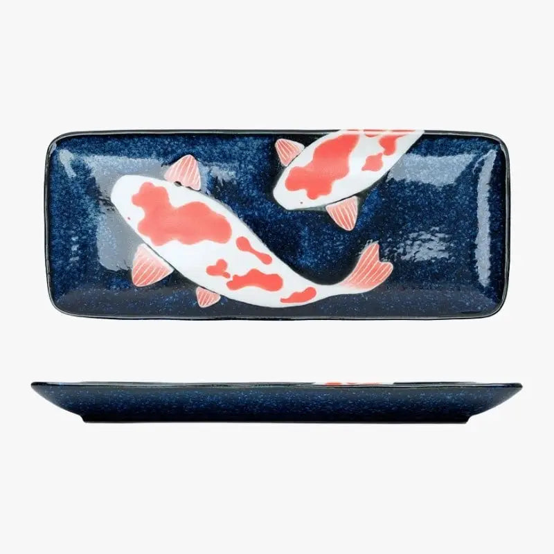 Piatto di sushi di carpa Koi
