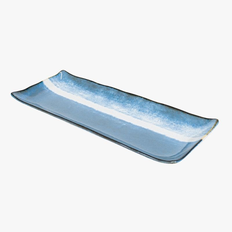 Piatto Rettangolare Giapponese – Blu
