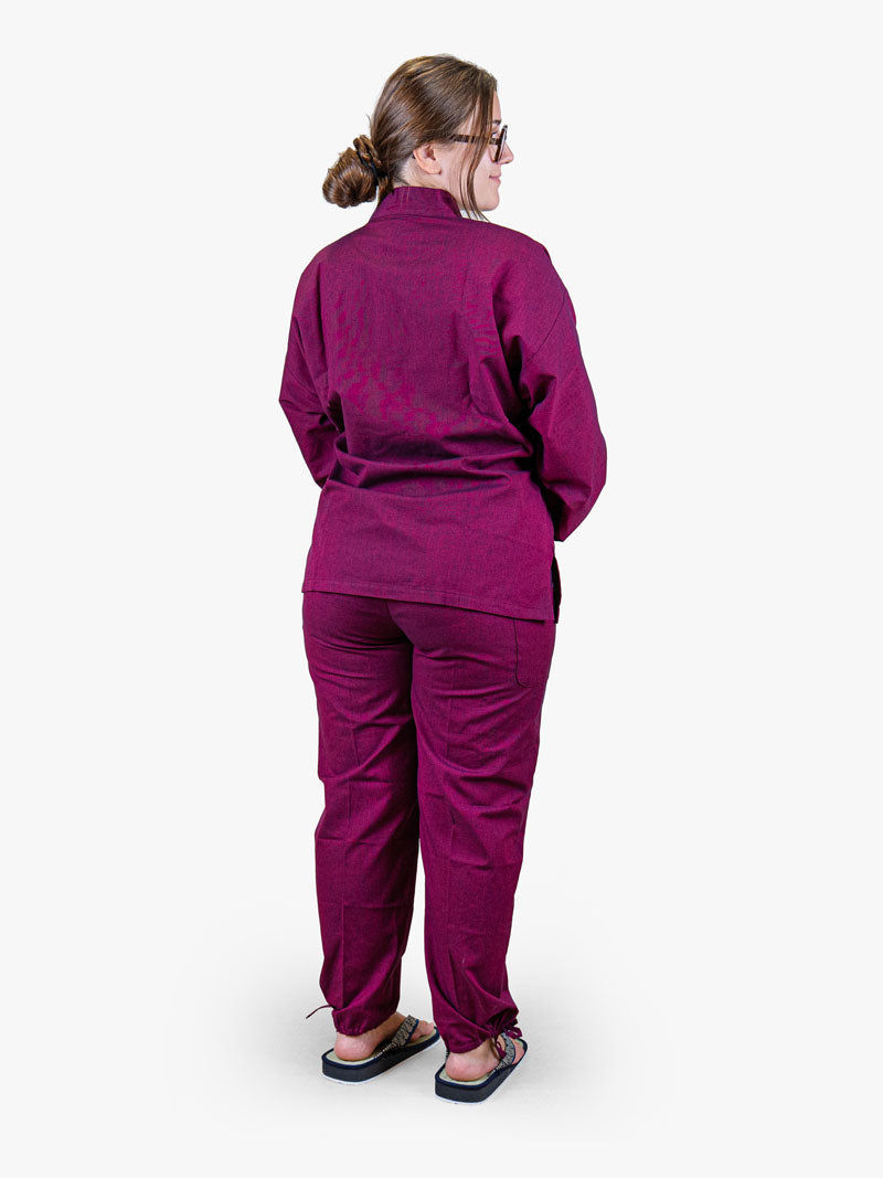 Pigiama Samue Giapponese da Donna – Fucsia