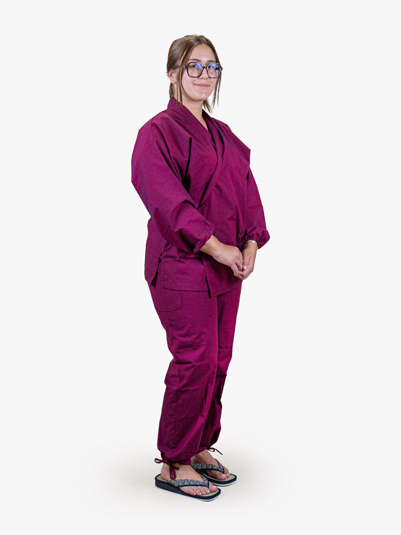 Pigiama Samue Giapponese da Donna – Fucsia