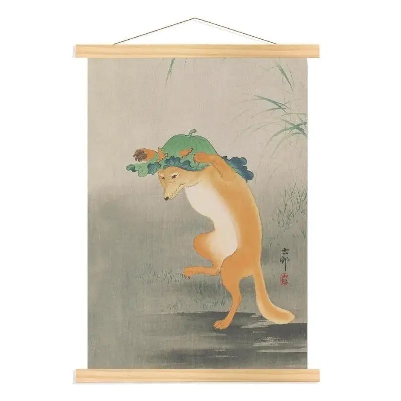 Pittura giapponese Kitsune
