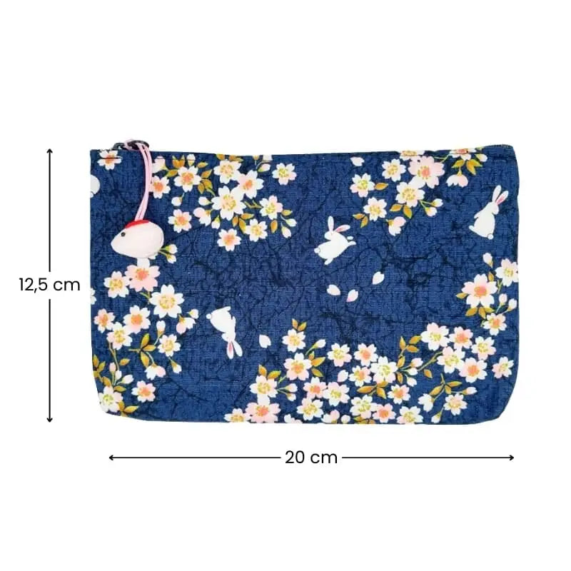 Pochette giapponese Usagi Sakura Blu