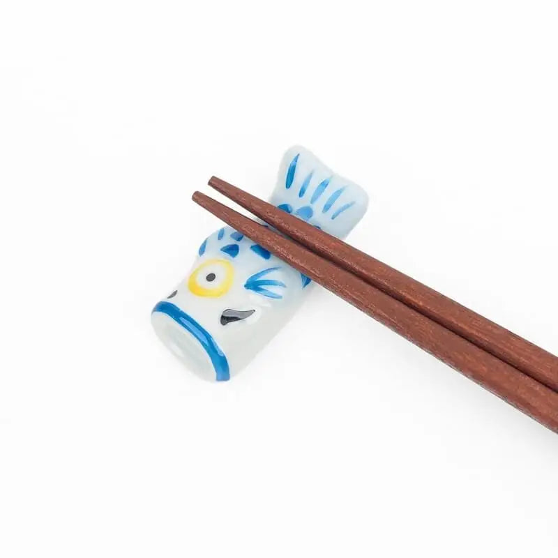 Poggiabacchette giapponese Koinobori blu