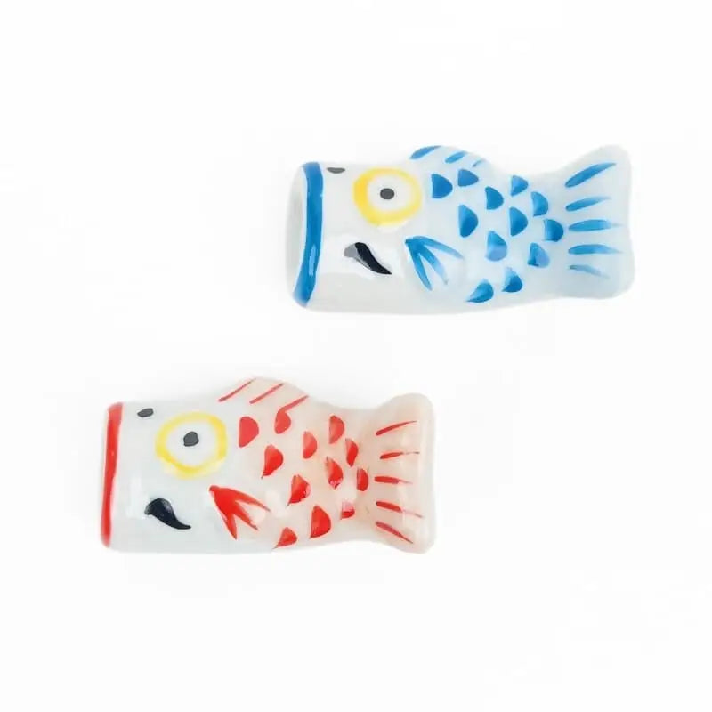 Poggiabacchette giapponese Koinobori blu
