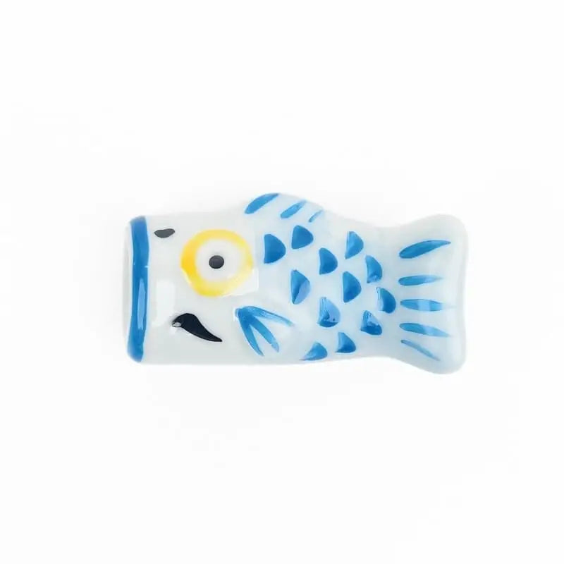 Poggiabacchette giapponese Koinobori blu