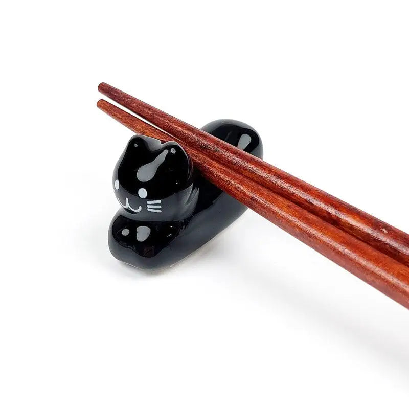Bacchette riposo gatto nero