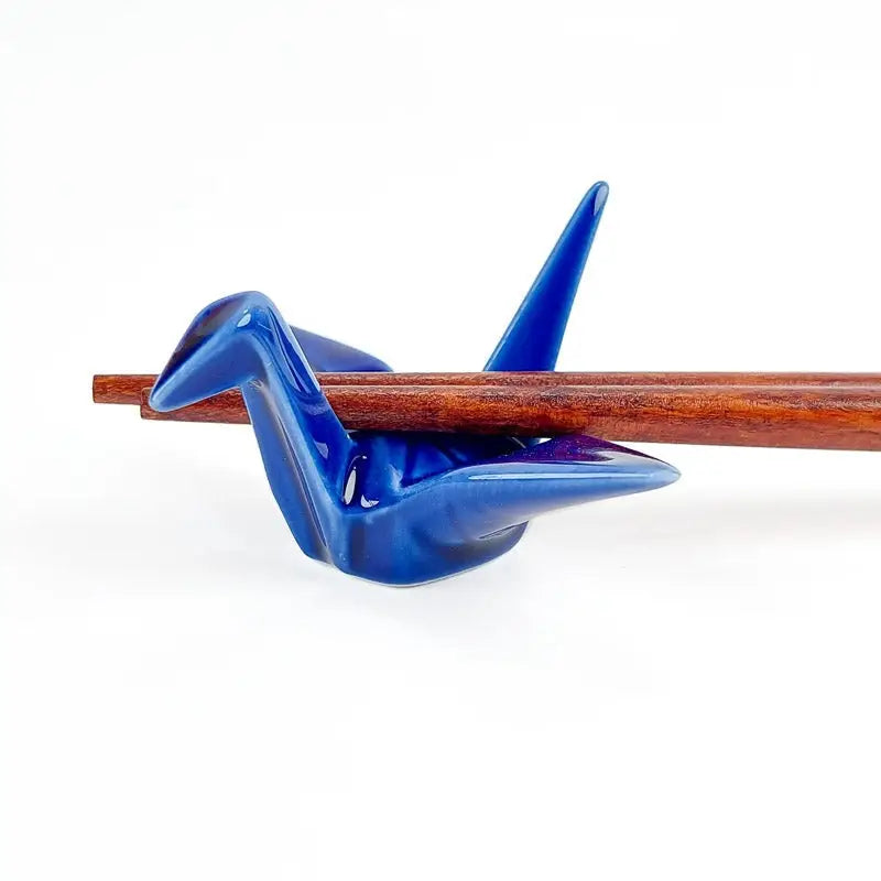 Poggiabacchette Origami Blue