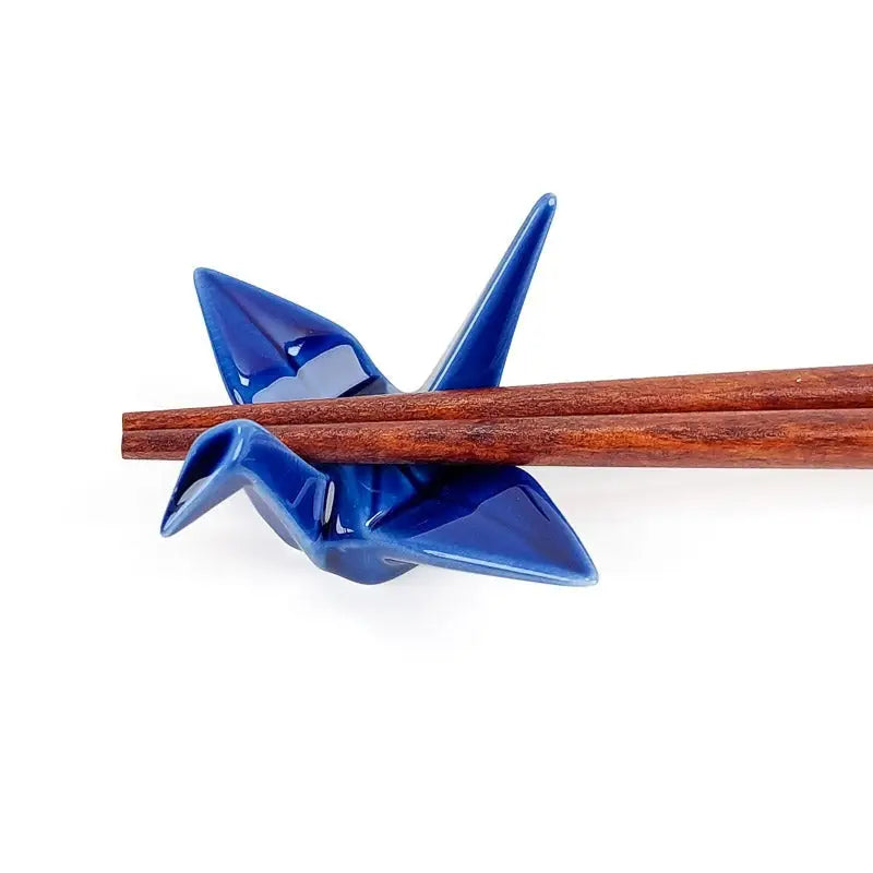 Poggiabacchette Origami Blue
