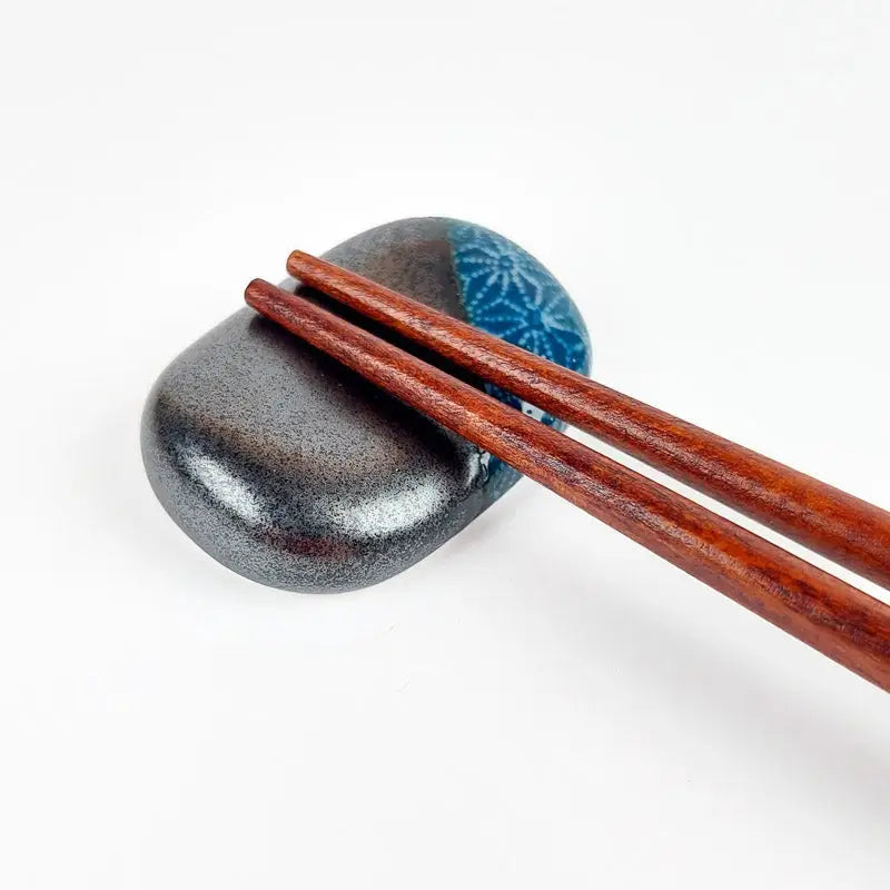 Portabacchette in ceramica Blu