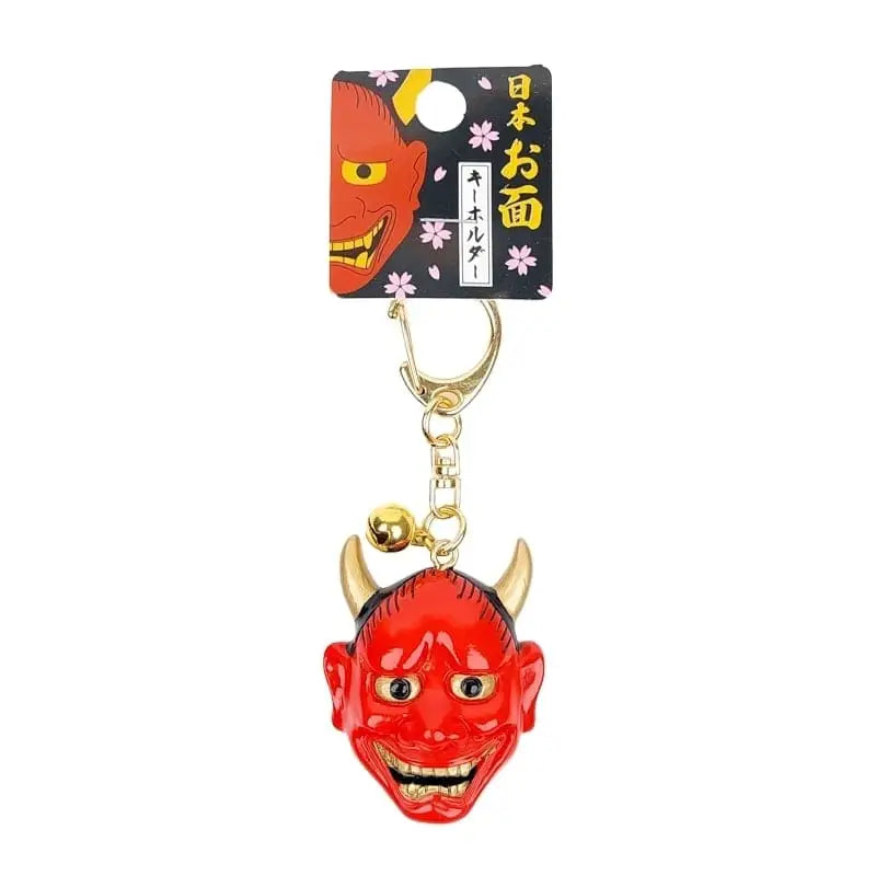 Portachiavi con maschera Hannya