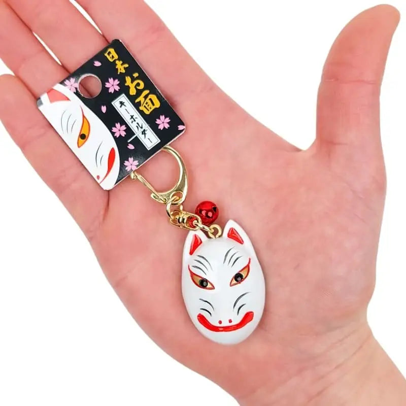 Portachiavi con maschera Kitsune