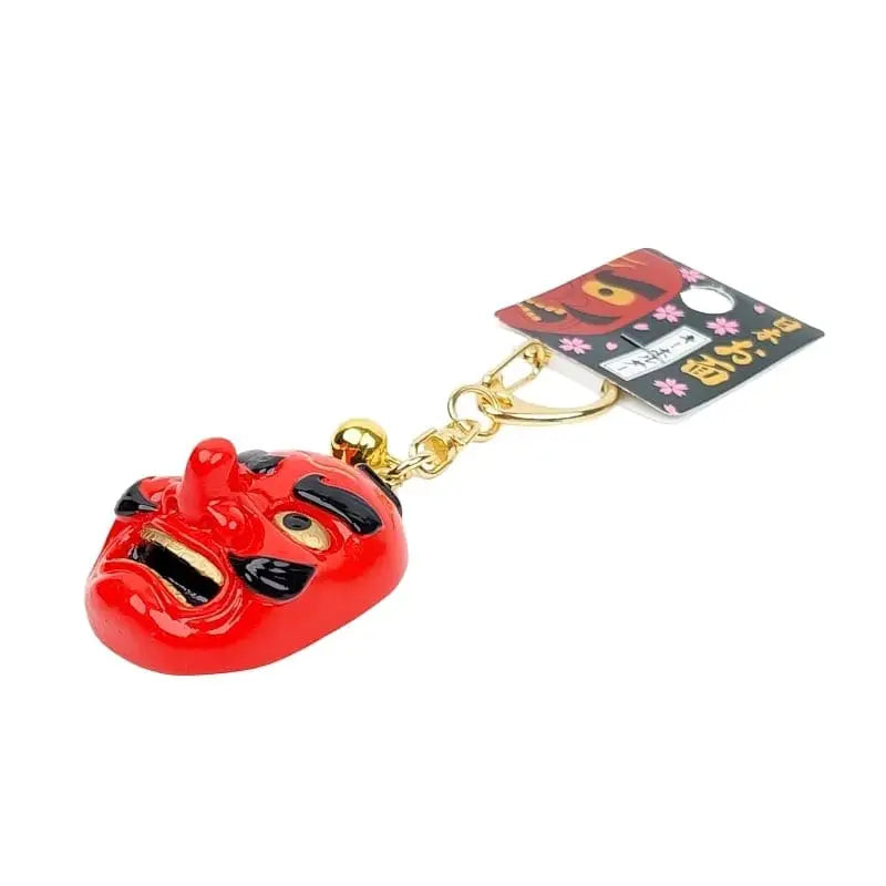 Portachiavi con maschera Tengu