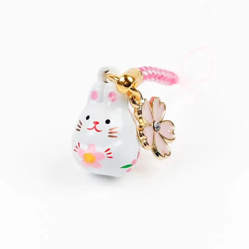Portachiavi giapponese con campanellino per conigli