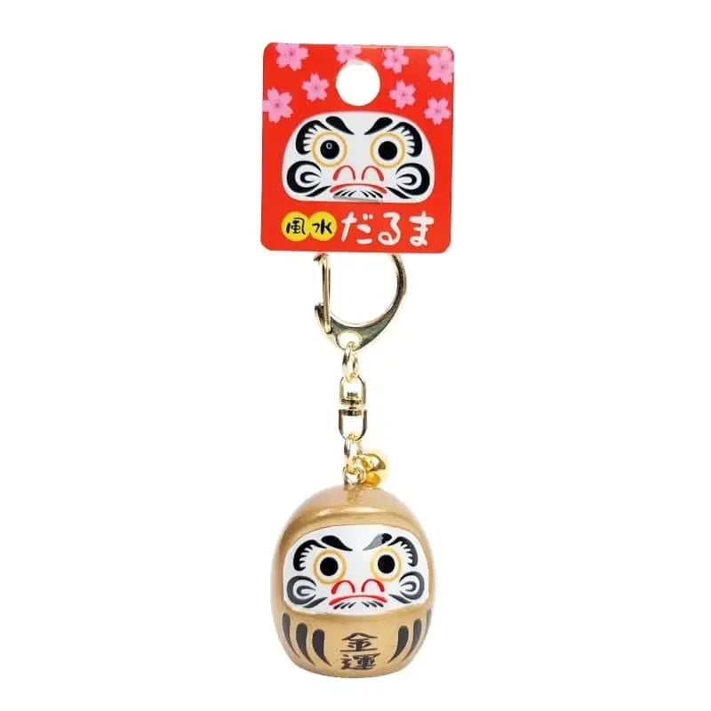 Portachiavi Grand Daruma - Colore a scelta - Oro