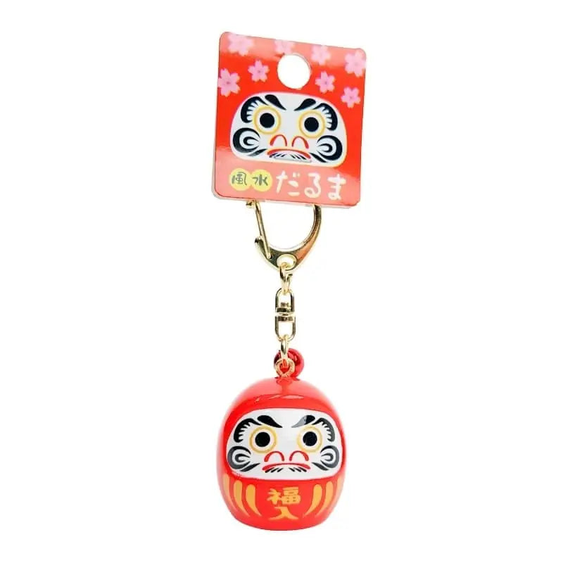 Portachiavi Grand Daruma - Colori a scelta - Rosso