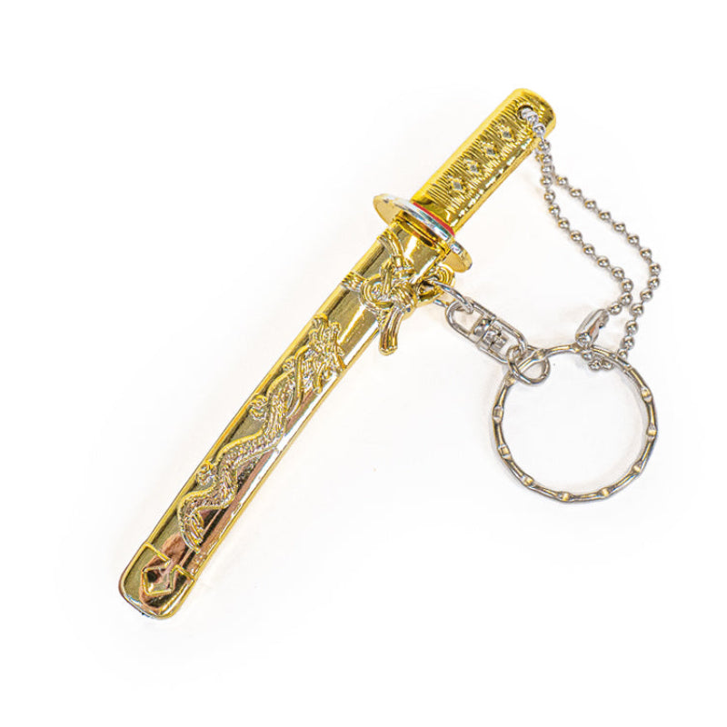 Portachiavi Mini Katana - Drago Dorato