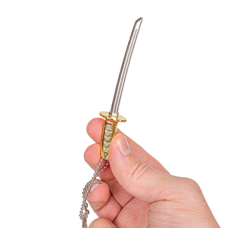 Portachiavi Mini Katana - Drago Dorato