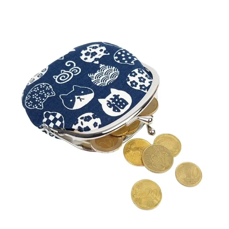 Portafoglio Gamaguchi Neko Blue