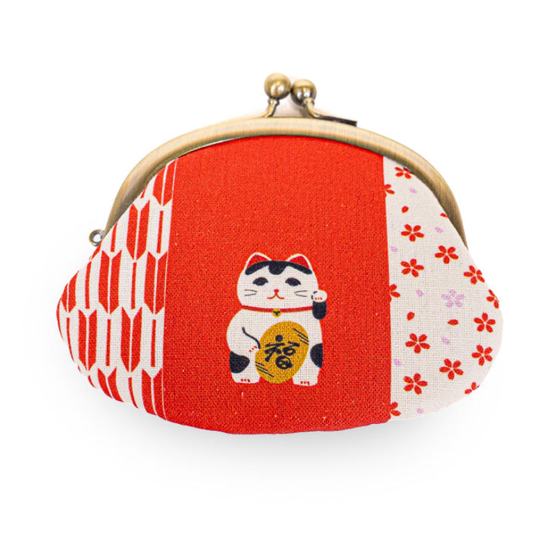 Portamonete Giapponese Gamaguchi - Maneki Neko