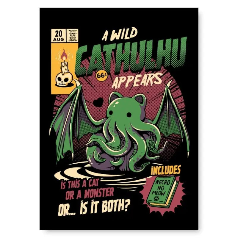 Poster giapponese di Cathulhu - A3