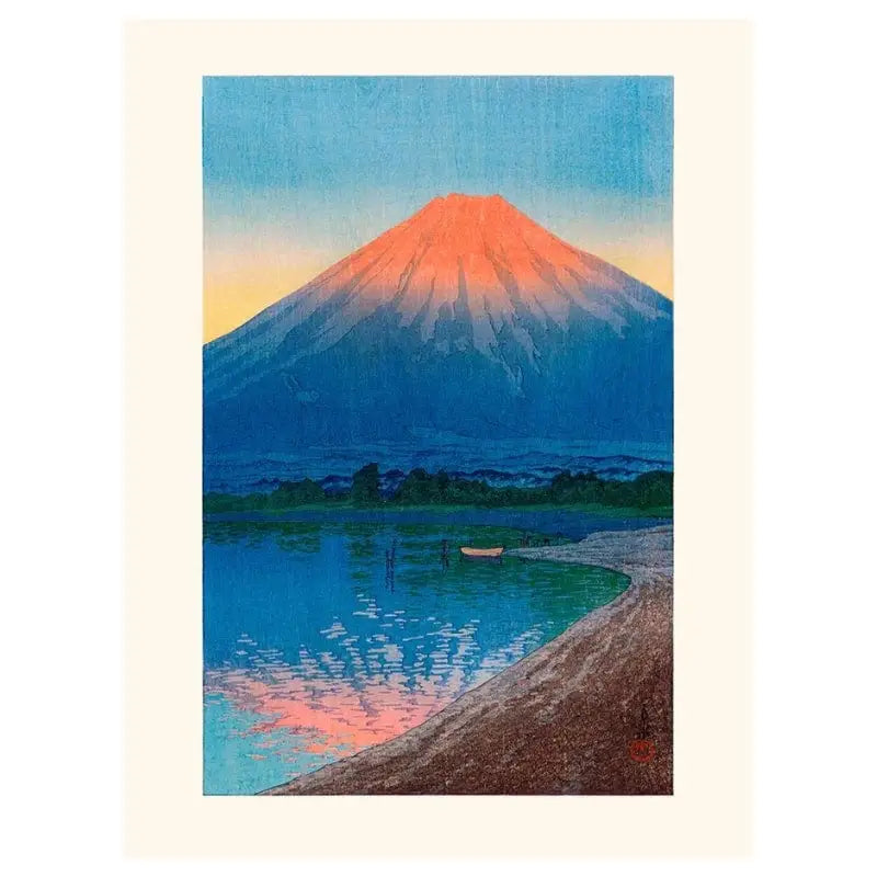 Lago Yamanaka Poster giapponese - A3