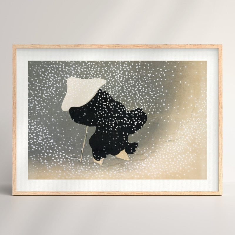 Poster per tempesta di neve giapponese - A3