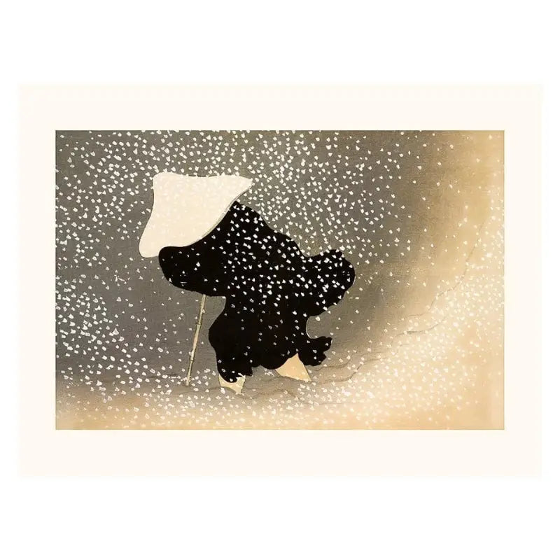 Poster Tempesta di neve giapponese - A3