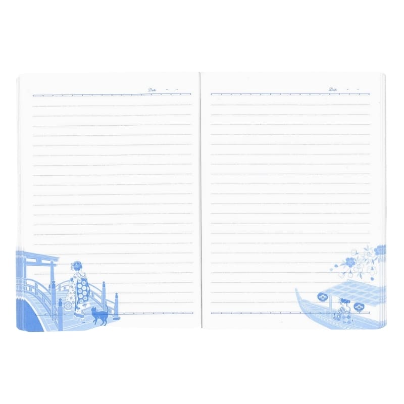 Quaderno giapponese Maiko e Taiko Bridge