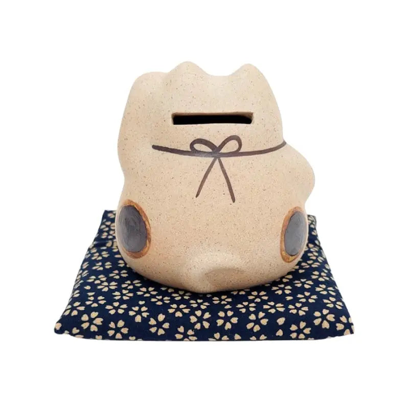 Salvadanaio Maneki Neko Banko-Yaki