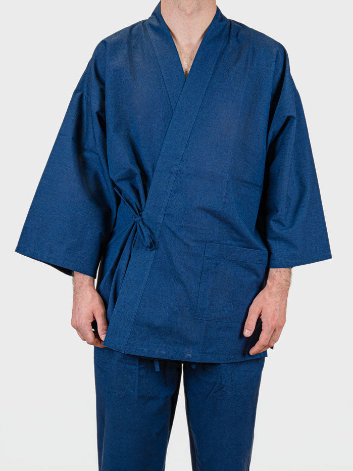 Samue Giapponese da Uomo – Blu Navy Mezza Stagione