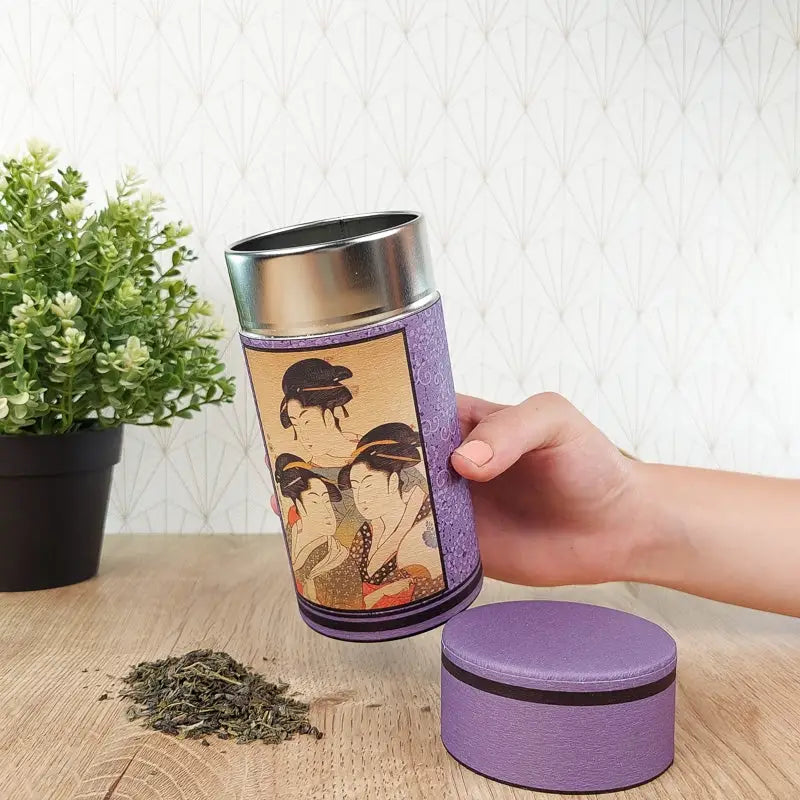 Scatola da tè giapponese Bijinga