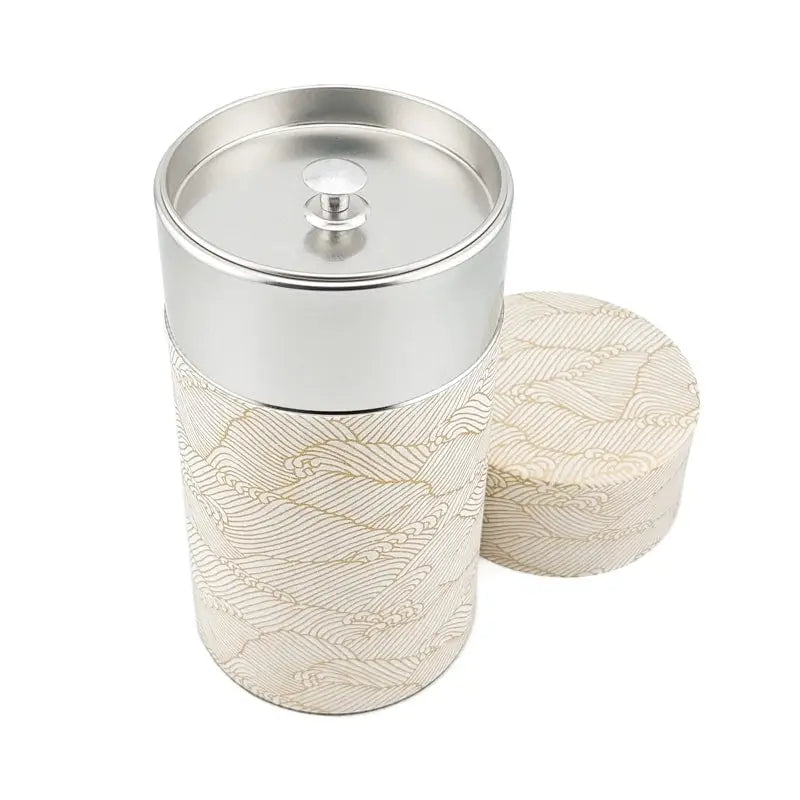 Scatola da tè giapponese Gold Waves