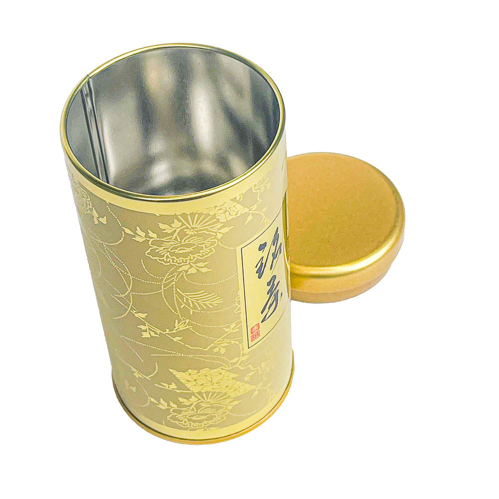 Scatola da Tè Giapponese in Metallo - Gentaku Oro