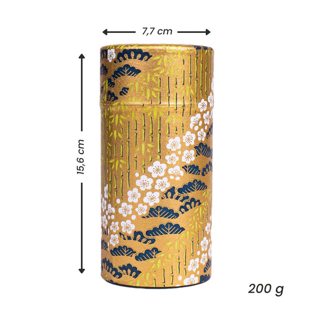 Scatola da Tè Giapponese in Washi - Takeshirabe Oro