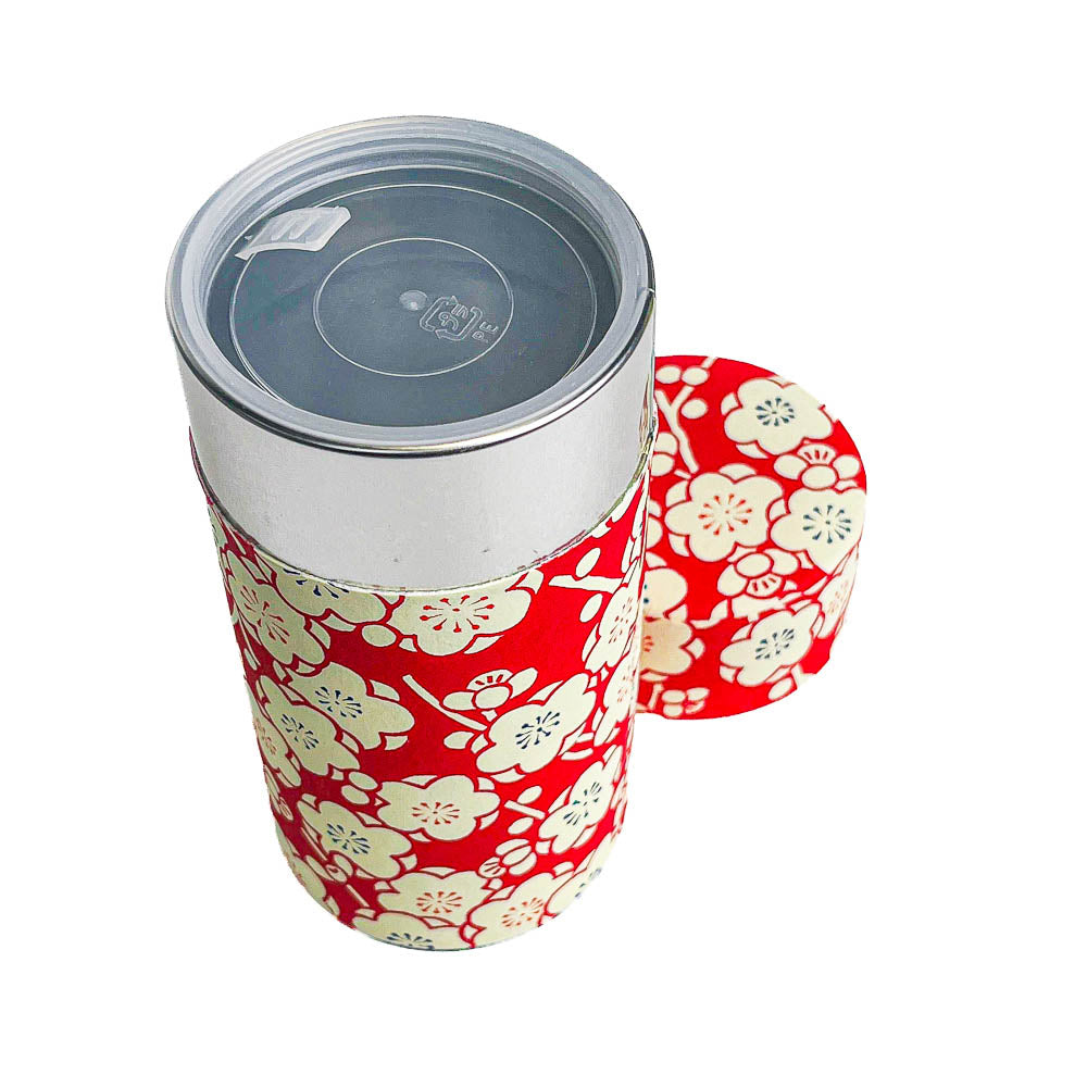 Scatola da Tè in Washi - Ume Rossa