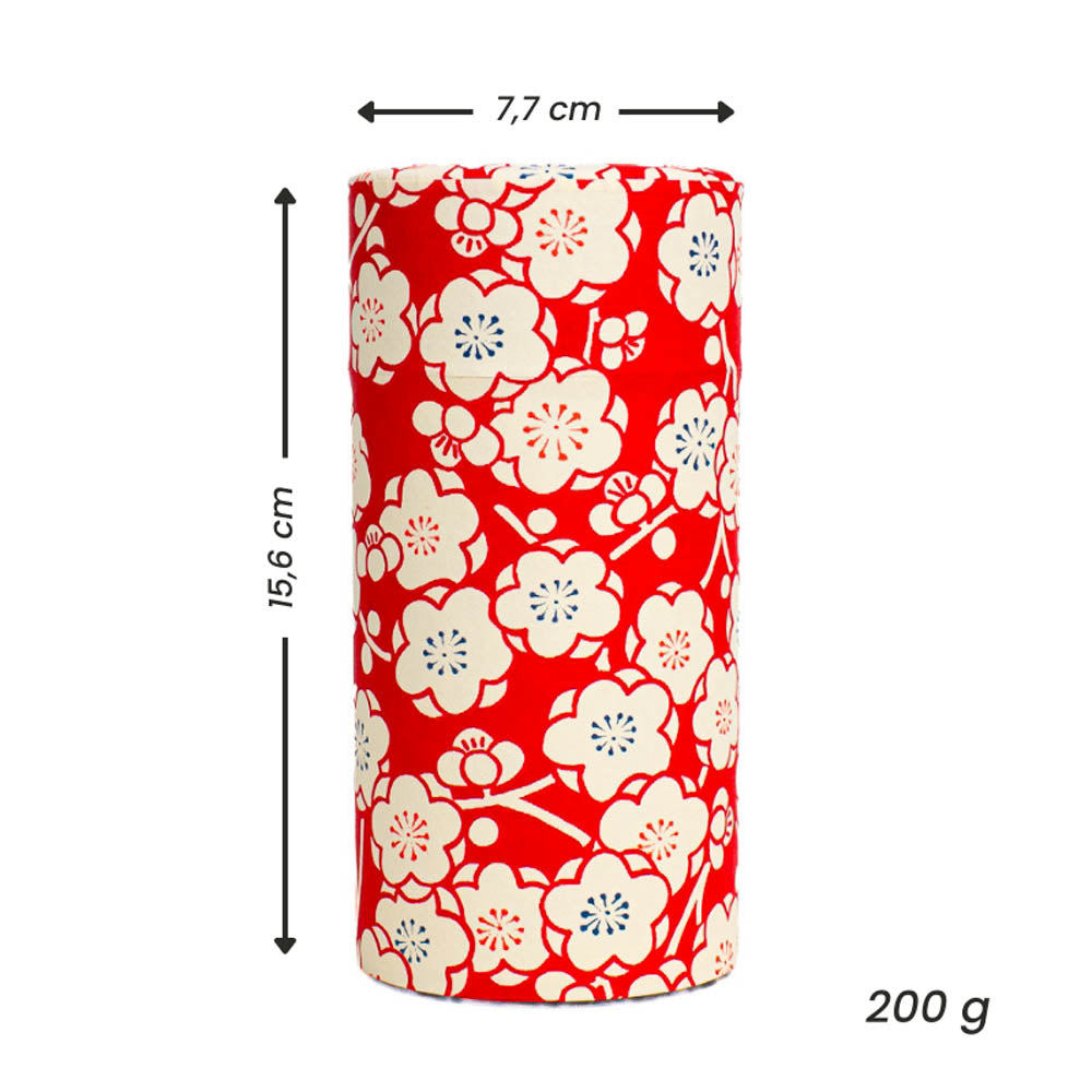 Scatola da Tè in Washi - Ume Rossa