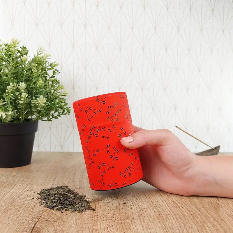 Scatola di tè sfuso Red Dragonfly