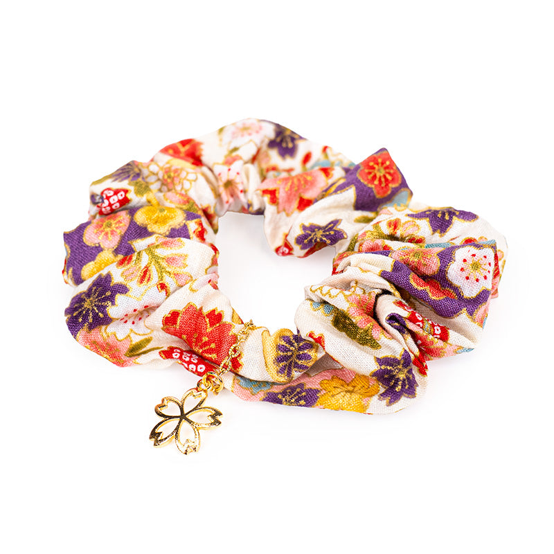 Scrunchie Giapponese Bianco